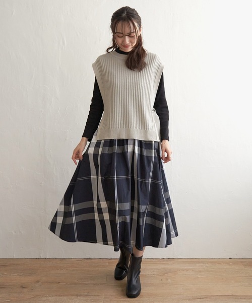 ベスト ジレ サイドリボン フィッシングベスト レディース ElegChic ベスト ジレ サイドリボンベスト レディース