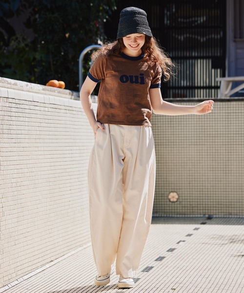 ミルクフェド MILKFED. OUI SLAB COMPACT S/S RINGER TEE 半袖 Tシャツ カットソー リンガー ロゴ コンパクト ジャストサイズ レディース ブランド 正規 楽天市場】スペシャルプライス【公式】MILKFED. ミルクフェド