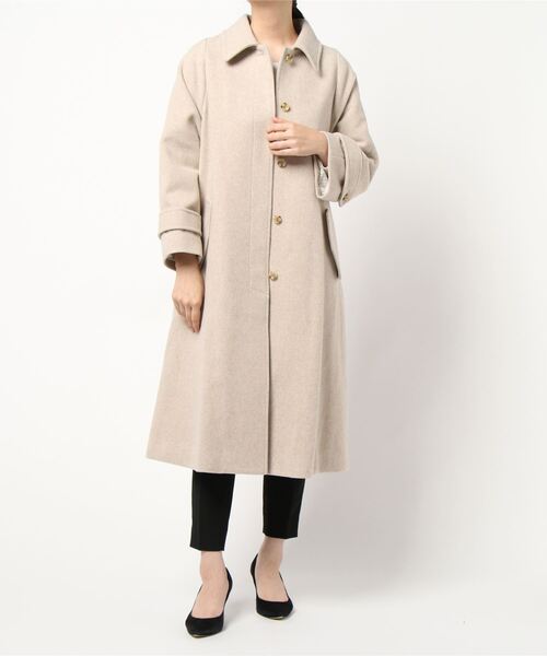 SLOBE IENA」 ステンカラーコート 40 アイボリー レディース  