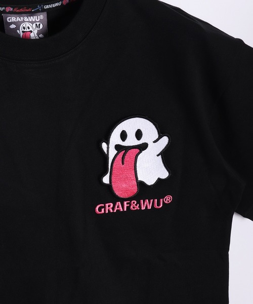 GRAF＆WU tシャツ BOOGHOST ベルクロワッペン 半袖Tシャツ