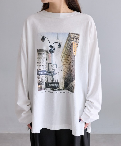 pual ce cin tシャツ Tシャツ 「WEB限定」フォトプリントロング