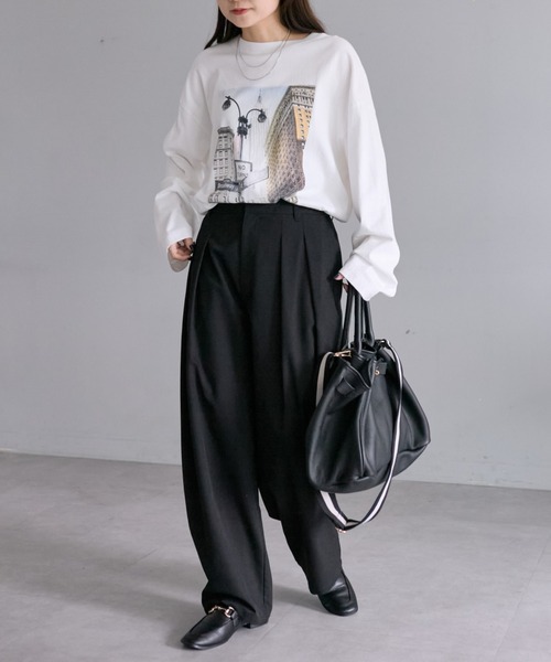 pual ce cin tシャツ Tシャツ 「WEB限定」フォトプリントロング