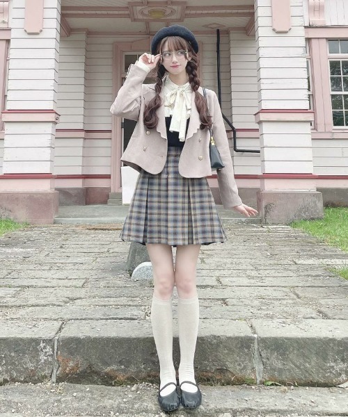 F i.n.t（フィント） スカート 「2サイズ展開」チェックプリーツミニ