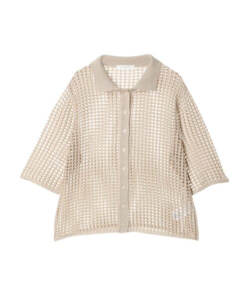 PALACE メッシュカーディガン L ミントグリーン SENSE OF PLACE by URBAN RESEARCH カーディガン 「ユニセックス