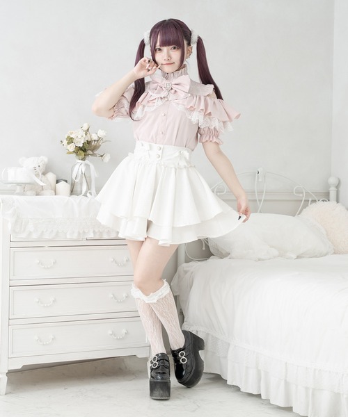 ❤️完売商品❤️epa チェックブラウス リボンフリルブラウス