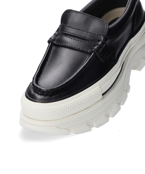 靴 25cm CONVERSE ALL STAR TREKWAVE LOAFER 31312431 Converse All Star Trekwave Loafer Black Monochrome