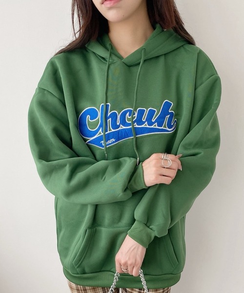 United store パーカー カレッジロゴスウェットパーカー レディース
