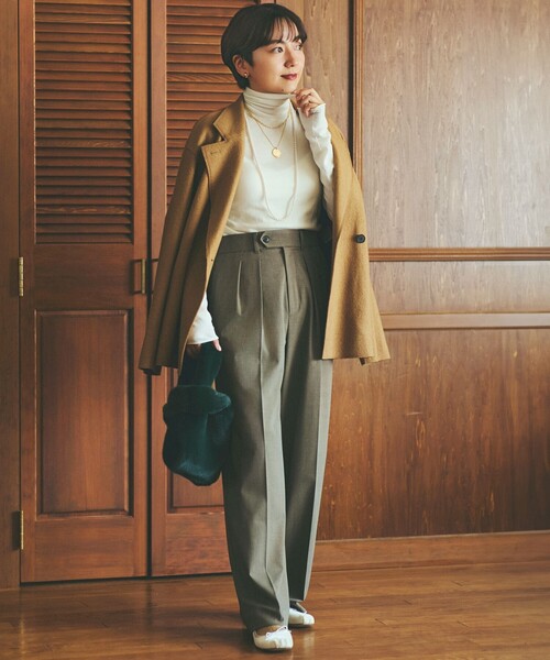 23区（ニジュウサンク） コート アウター コンプレストパイル ライト