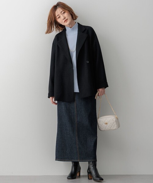 23区(ニジュウサンク) コート アウター コンプレストパイル ライト 23区(ニジュウサンク) コート アウター コンプレストパイル ライト