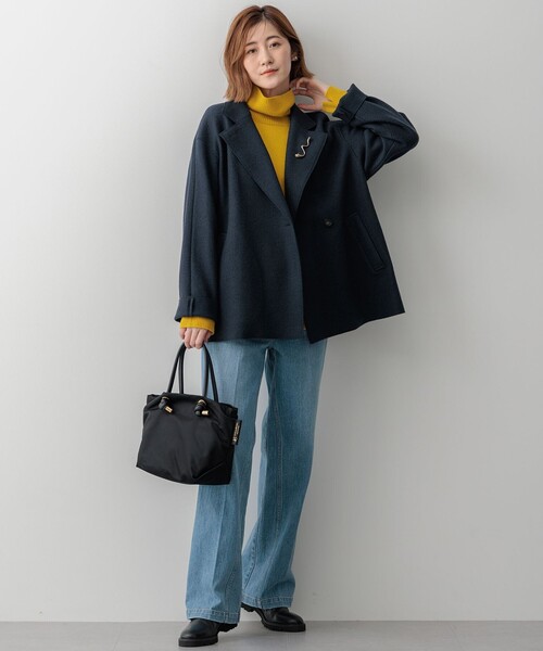 23区（ニジュウサンク） コート アウター コンプレストパイル ライト