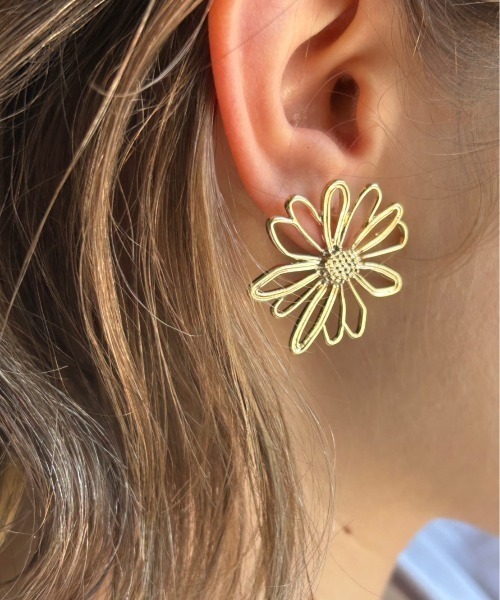 ciite' ピアス フラットデイジー ピアス (両耳用) レディース