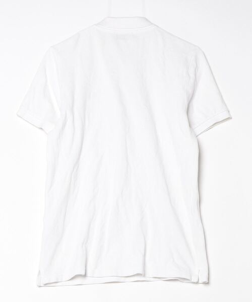 ［エラ様］MAISON KITSUNÉ 半袖ポロシャツ XS ホワイト MAISON KITSUNE 「Maison Kitsune」 半袖ポロシャツ X-SMALL