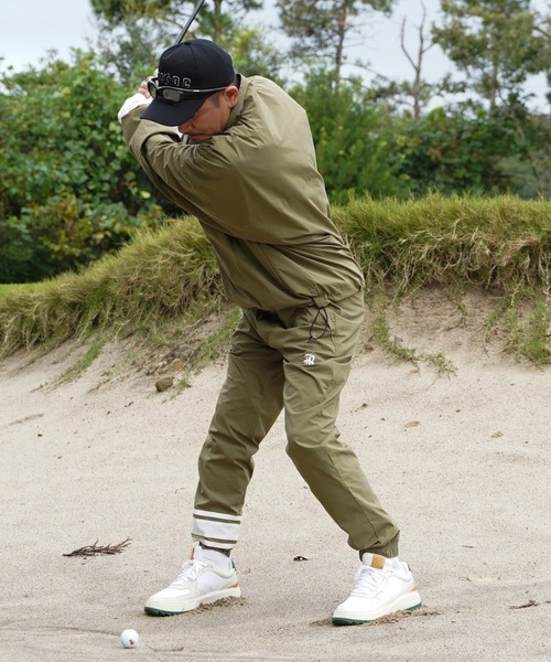 ゴルフ　ナイロンパンツ　#Re:room ブラック (RCGC) Re:room California Golf Club パンツ CGCビッグプリント