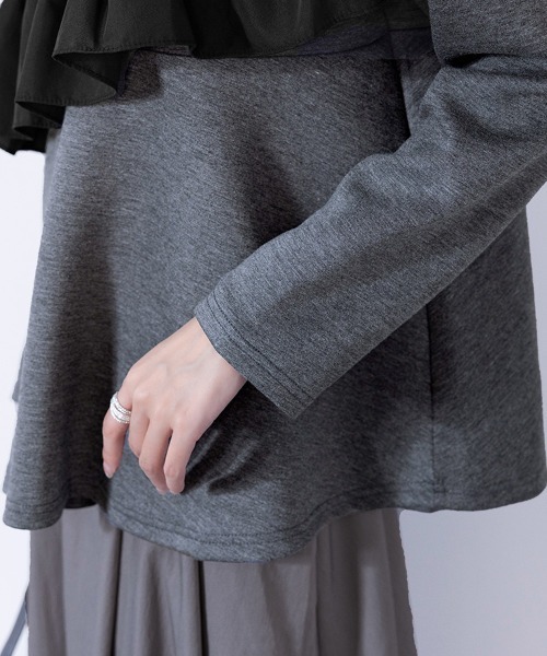 tシャツ ドッキングフリルカットソー レディース : ZOZOTOWN Yahoo!店