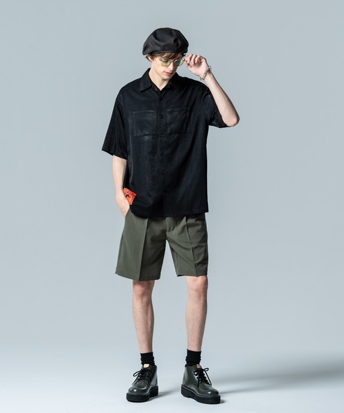 glamb（グラム） シャツ Orange Tag Rayon Shirt / オレンジタグ