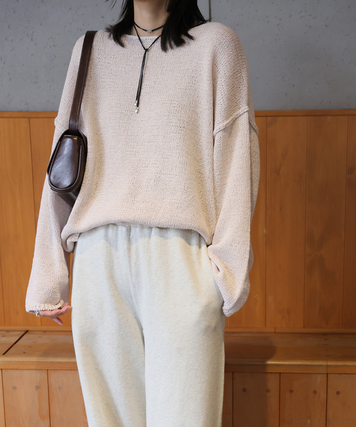 JOURNAL STANDARD ニット セーター テープヤーンDROPプル