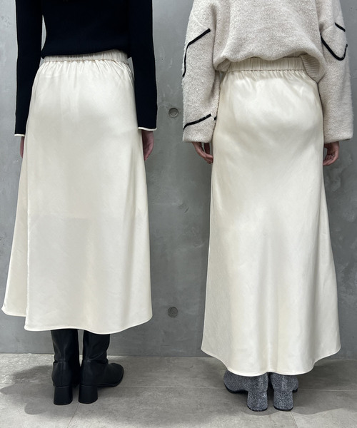 VIS（ビス） スカート 「選べる着丈」シャイニーナロースカート