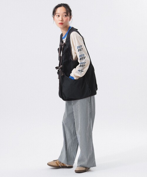 BEAMS BOY ネイビー ベスト ジレ ビスチェ BEAMS BOY ネイビー ベスト ジレ ビスチェ - メルカリ