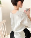 tシャツ 半袖 華やかで洗練されたスタイルを演...の詳細画像5