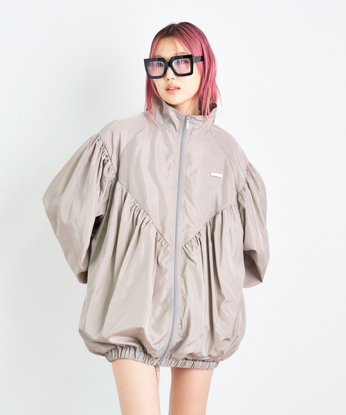 ブルゾン アウター バルーンオーバーサイズブルゾン レディース