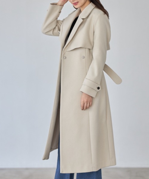 「tocco closet」 コート M アイボリー レディース_画像6