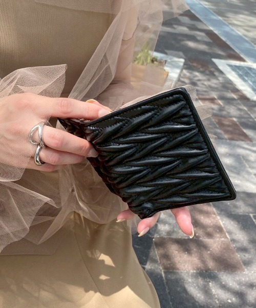 DONOBAN（ドノバン） ミニ 二つ折り 二つ折り財布 財布 キルティング