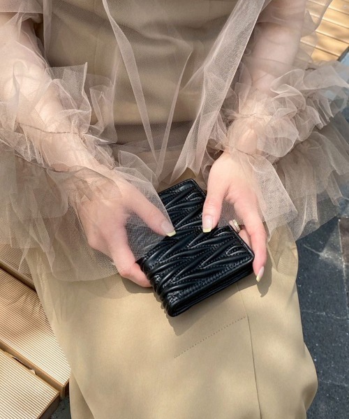 DONOBAN（ドノバン） ミニ 二つ折り 二つ折り財布 財布 キルティング