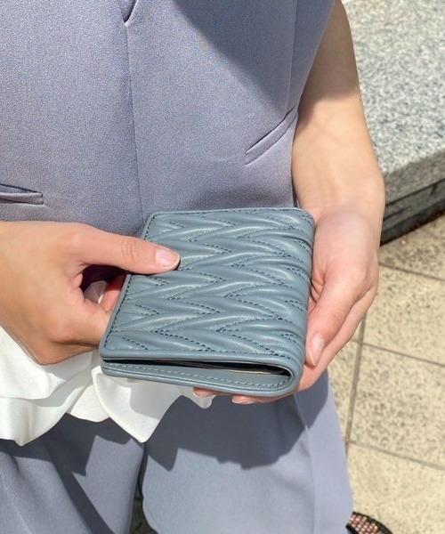 DONOBAN（ドノバン） ミニ 二つ折り 二つ折り財布 財布 キルティング
