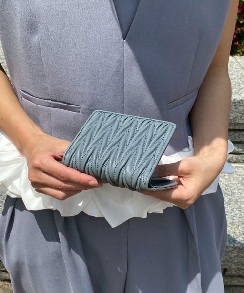 DONOBAN（ドノバン） ミニ 二つ折り 二つ折り財布 財布 キルティング