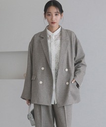 【LOWRYS FARM】メランジツイルジャケット LOWRYS FARM｜メランジツイルセーラージャケット | Rakuten