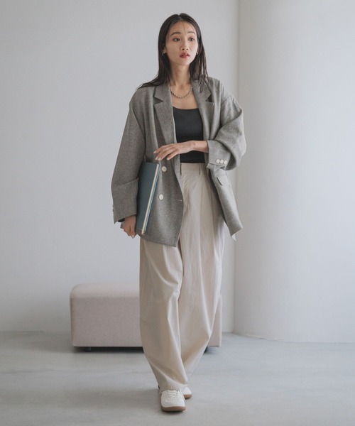 LOWRYS FARM｜メランジツイルジャケット | Rakuten Fashion(楽天