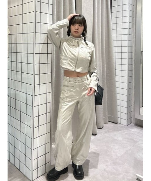 LAGUA GEM パンツ LUSTER STRAIGHT レディース : ZOZOTOWN Yahoo
