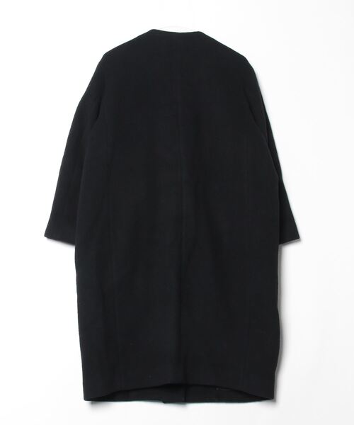 「SLOBE IENA」 ノーカラーコート 38 ブラック レディース_画像2