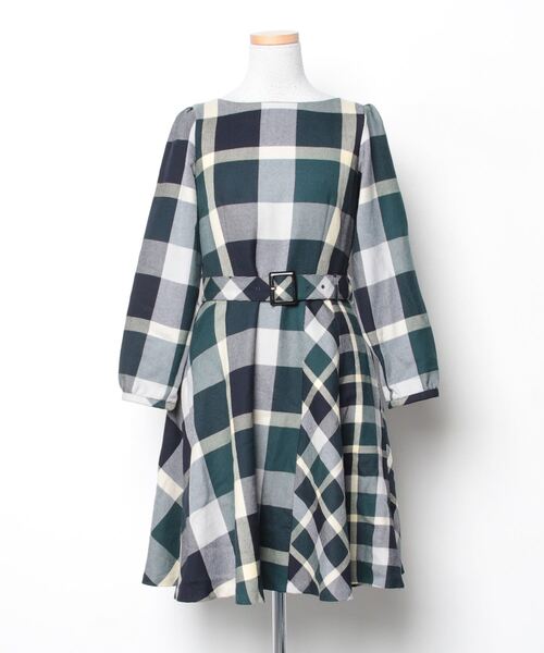 BLUE LABEL CRESTBRIDGE コラボ　ワンピース 中古・古着通販】BLUE LABEL CRESTBRIDGE (ブルーレーベルクレスト