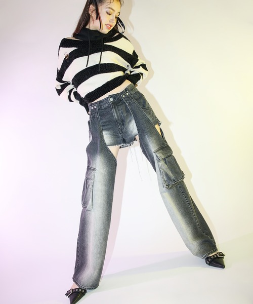 SPIRALGIRL（スパイラルガール） ジーンズ デニム デニムパンツ 2WAY