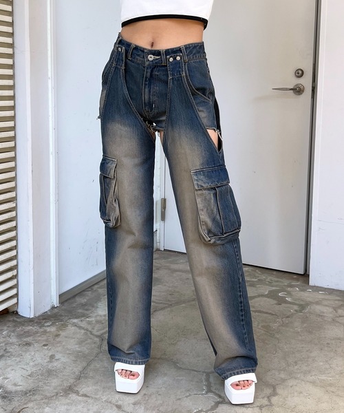 SPIRALGIRL（スパイラルガール） ジーンズ デニム デニムパンツ 2WAY