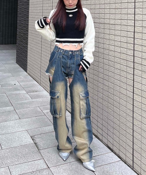 SPIRALGIRL（スパイラルガール） ジーンズ デニム デニムパンツ 2WAY