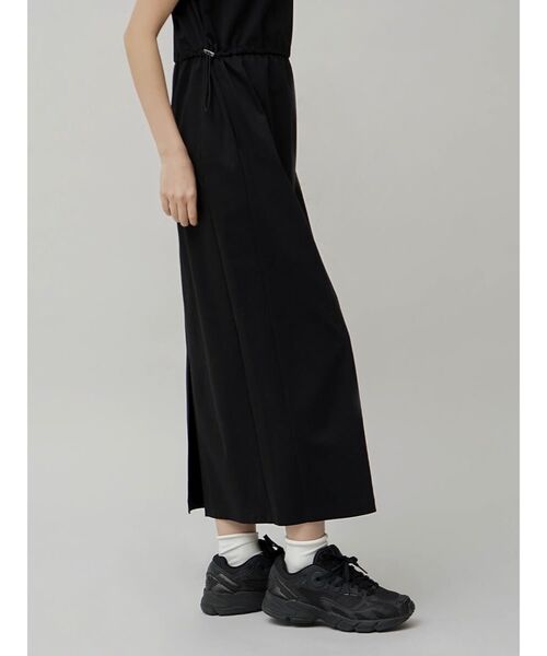 YORT ワンピース 「2wayストレッチ」ドロストカットワンピース