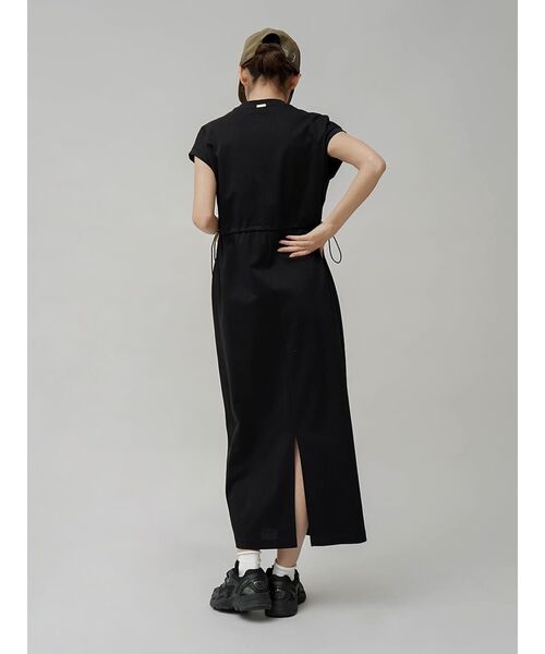 YORT ワンピース 「2wayストレッチ」ドロストカットワンピース