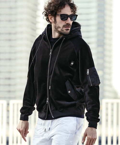 1PIU1UGUALE3 RELAX 「1PIU1UGUALE3 RELAX 」 ブルゾン L ブラック