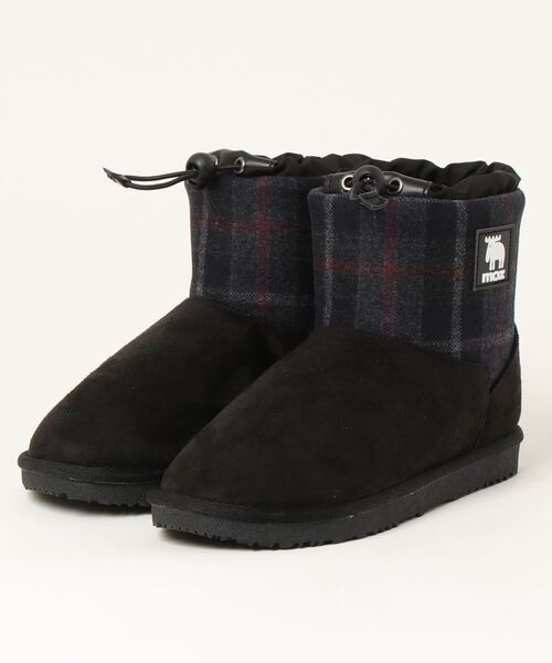 moz 「moz」 ショートブーツ LL ブラック レディース : ZOZOTOWN Yahoo