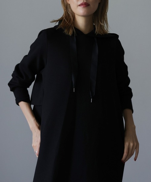 HERENCIA 「HERENCIA」 長袖ワンピース MEDIUM ブラック