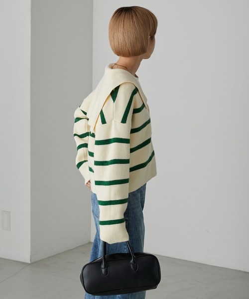 「forksy.」 ニットカーディガン FREE アイボリー レディース_画像4