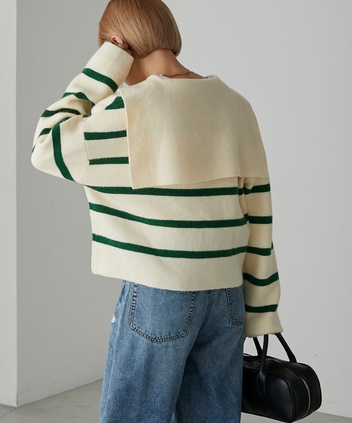 「forksy.」 ニットカーディガン FREE アイボリー レディース_画像5