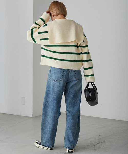 「forksy.」 ニットカーディガン FREE アイボリー レディース_画像9