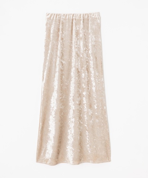 「MIEL CRISHUNANT」 ロングスカート FREE ライトベージュ レディース_画像5