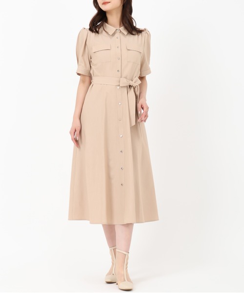 MISCH MASCH（ミッシュマッシュ） ワンピース 半袖 パフスリーブ