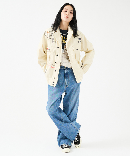 NEEDBY heritage（ニードバイヘリテージ） ワイドパンツ ジーンズ