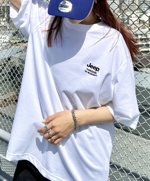 tシャツ 「日本未発売/WEB限定」JEEP(ジープ)/2枚組セット 2P ワンポイント ロゴ刺繍 半袖 Tシャツ/2PACK Single air