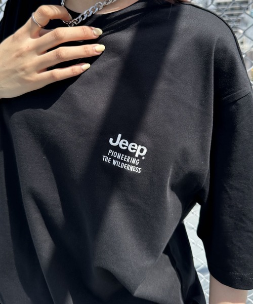 tシャツ 「日本未発売/WEB限定」JEEP(ジープ)/2枚組セット 2P ワンポイント ロゴ刺繍 半袖 Tシャツ/2PACK Single air Jeep tシャツ 「日本未発売/WEB限定」JEEP(ジープ)/2枚組セット